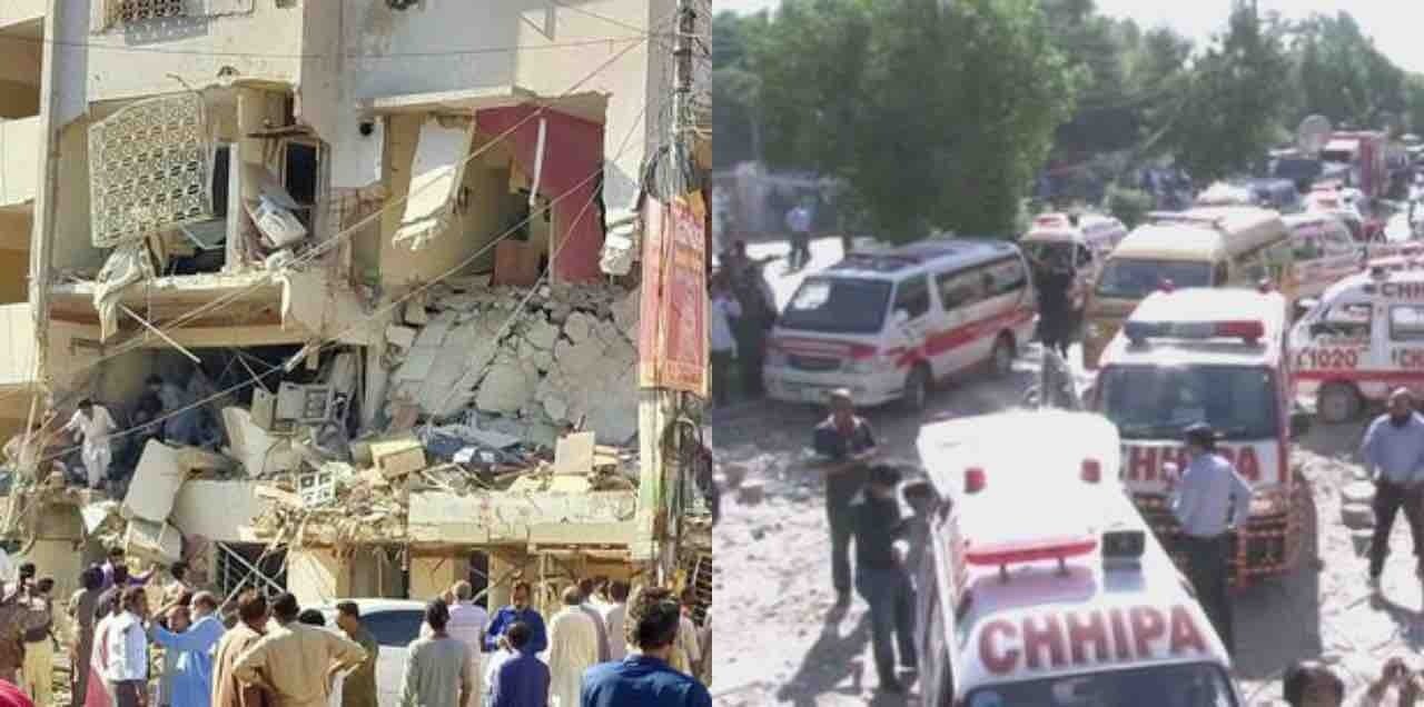 کراچی کے علاقے گلشن اقبال میں خوفناک دھماکہ، 5 افراد جاں بحق