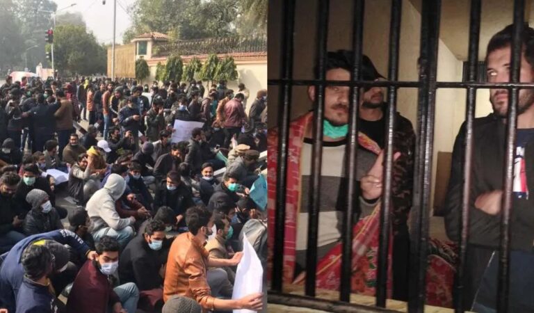 پولیس کا آن لائن امتحانات کے خلاف احتجاج کرنے والے طلباء پر لاٹھی چارج پولیس کا آن لائن امتحانات کے خلاف احتجاج کرنے والے طلباء پر لاٹھی چارج