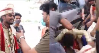 بھارتی دولہے کے انوکھے دعوے رپورٹر نے دولہا کی پٹائی کردی