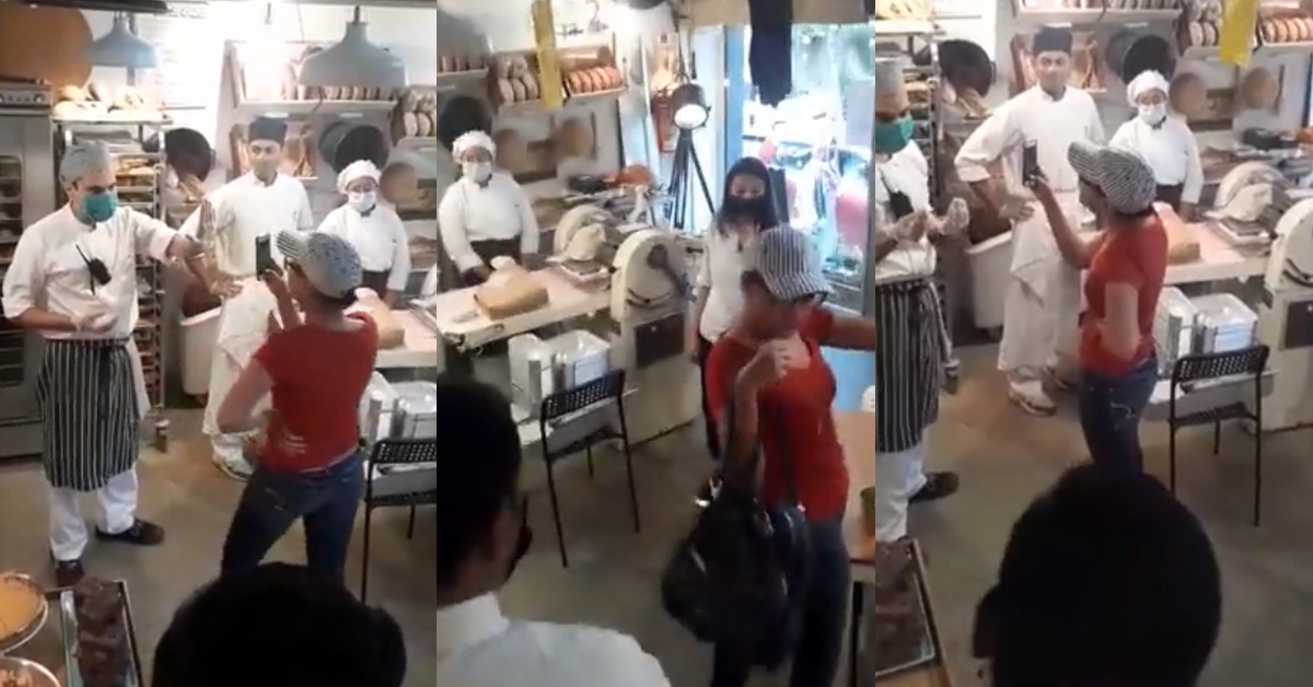 ریسٹورنٹ اسٹاف کو خاتون سے ویکسینیشن کارڈ مانگنا مہنگا پڑگیا
