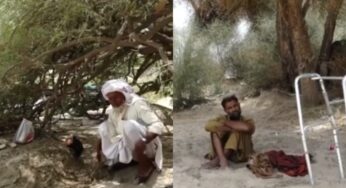 تپتے صحرا میں ریت سے علاج،صحتیابی کیلئے مریض اس ریت میں خود کو زندہ دفنا لیتے