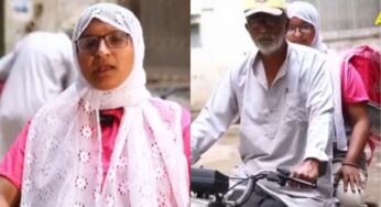 خاتون فوڈ ڈلیوری رائڈر نے مثال قائم کردی بوڑھے والدین کا سہارا بن گئیں