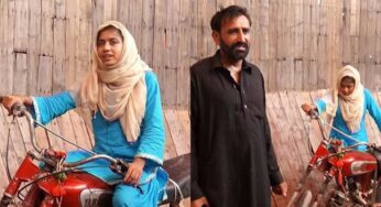 موت کے کنویں میں بلا خوف وخطر بائیک چلانے والی 12 سالہ لڑکی