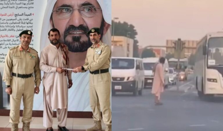 دبئی پولیس نے پاکستانی کو ٹریفک کنٹرول کرنے پر اعزاز سے نواز دیا