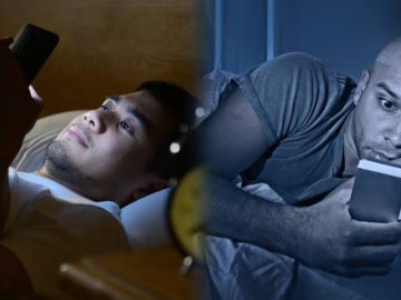 Mobile Light Effect On Sleeping