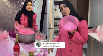 بریانی ہم شرمندہ ہیں ! گلابی باربی بریانی انصاف کی منتظر