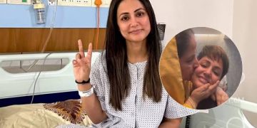Hina Khan Cuts Hair Chemotherapy