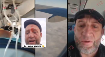 جہاز گرنے کے دوران کلمہ پڑھتا شخص معجزانہ طور پر بچ گیا ،ویڈیو وائرل